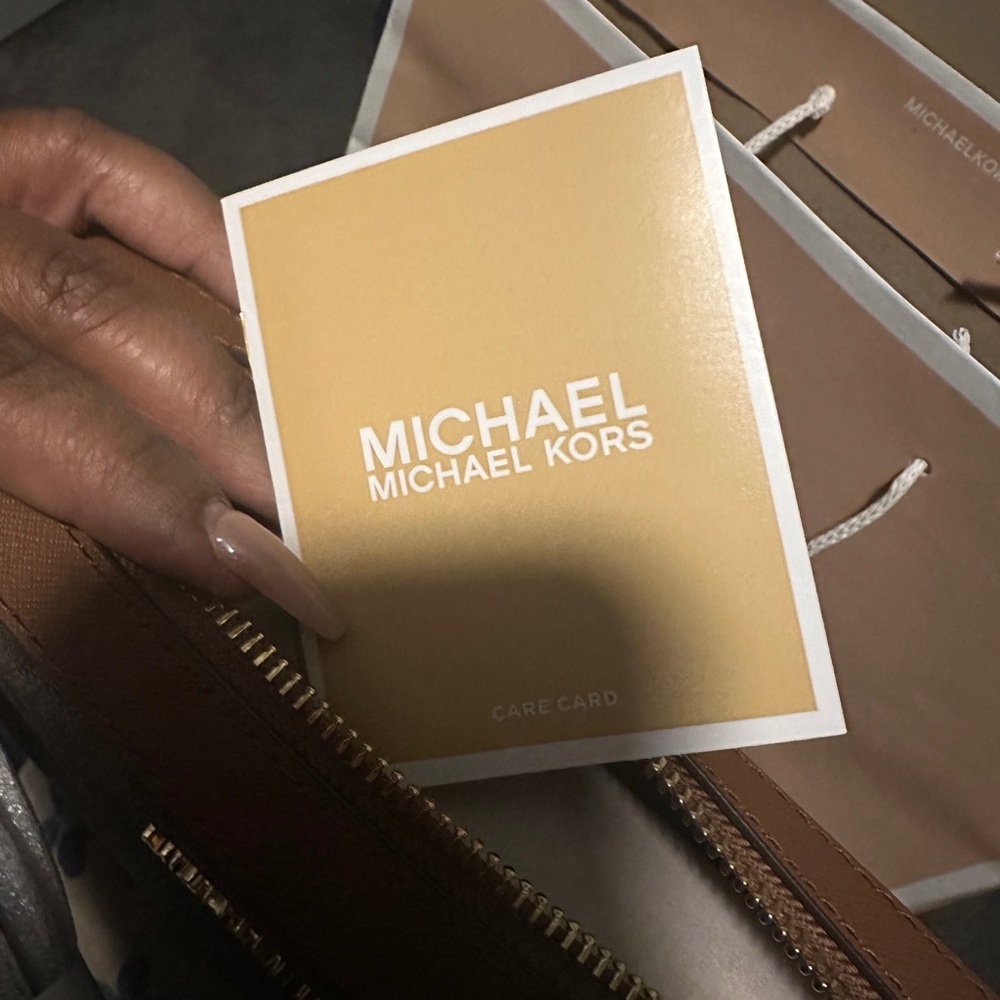 Michael Kors Brown Logo Crossbody Bag - Picture 5 of 5